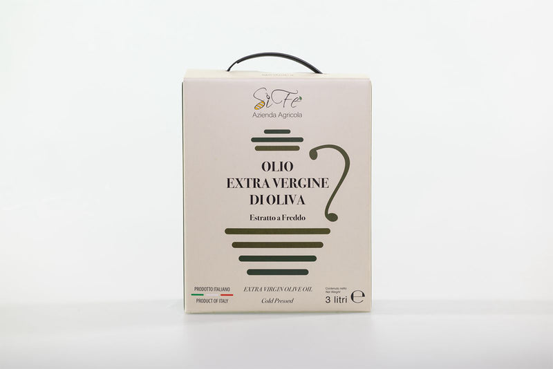4 CONFEZIONI FAMIGLIA - Olio Extravergine di oliva in Bag in Box LA GIARA - 3 LITRI