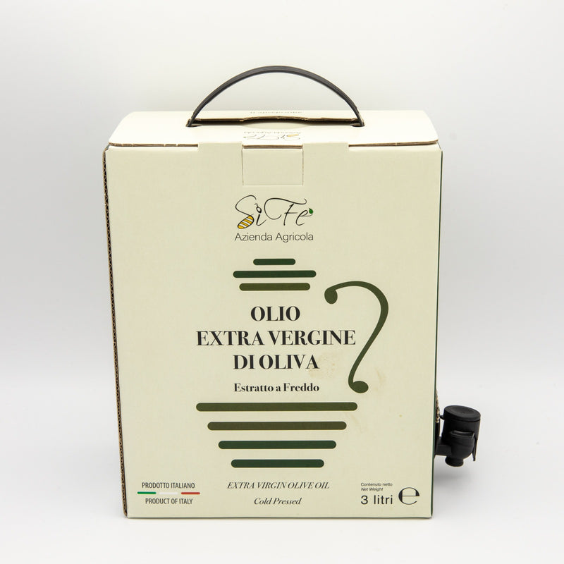 4 CONFEZIONI FAMIGLIA - Olio Extravergine di oliva in Bag in Box LA GIARA - 3 LITRI