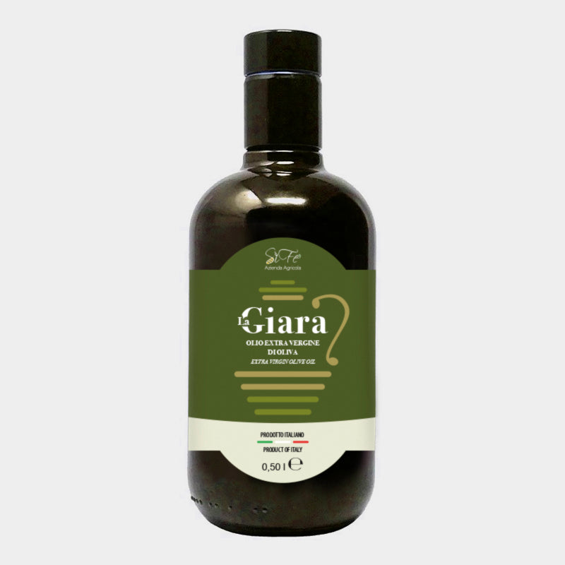 12 BOTTLES - LA GIARA Extra Virgin Olive Oil - 0.50 LITERS